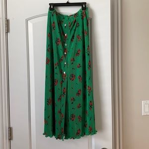 📦 MOVING SALE 🤑 ASOS | Green Maxi Floral Skirt